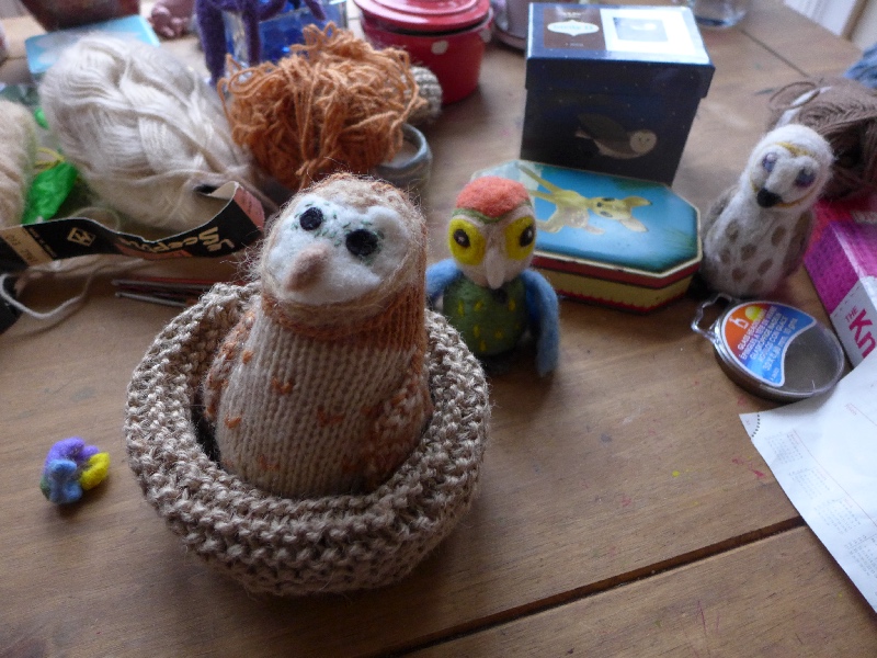 Knitted Owl 1